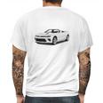 White Camaro Mens Back Print T-shirt