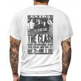 White The Clash Bonds 1981 Official Mens Back Print T-shirt