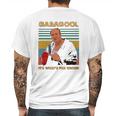 I Will Have The Gabagool For Dinner Retro Mens Back Print T-shirt