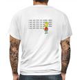 I Will Not Feed The Whores Drugs Bart Simpson Mens Back Print T-shirt