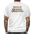 Written And Directed By Quentin Tarantino Mens Back Print T-shirt