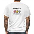 Yo No Como Mis Amigos Veganos Mens Back Print T-shirt