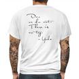 Yoda Quote - Do Or Do Not There Is No Try Limted Edition Mens Back Print T-shirt