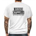 Zepp I Survived Chappelle Mens Back Print T-shirt