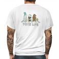 Zomsun We Bare Bears Tote Life Ice Bear Mens Back Print T-shirt