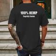 100 Hemp Tegridy Farms Mens Back Print T-shirt Gifts for Men