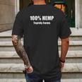 100 Hemp Tegridy Farms Funny Mens Back Print T-shirt Gifts for Men