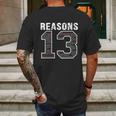 13 Reasons Why T-Shirt_1 Mens Back Print T-shirt Gifts for Men