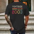 19 Years Old Gifts Vintage 2003 Limited Edition 19Th Birthday Mens Back Print T-shirt Gifts for Men