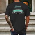 1955 Buick Front Green Mens Back Print T-shirt Gifts for Men