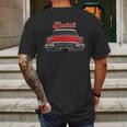 1955 Buick Two Side Red Mens Back Print T-shirt Gifts for Men