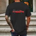 1968 Ford Fairlane Formal Roof Red Iii Mens Back Print T-shirt Gifts for Men