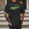 1973 Plymouth Road Runner Green Mens Back Print T-shirt Gifts for Men