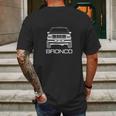 19921996 Ford Bronco Front White Print Mens Back Print T-shirt Gifts for Men