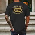 1996 25 Years Old 25Th Limited Birthday Gift Mens Back Print T-shirt Gifts for Men