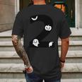 2 Name Charater Dracula Pumpkin Ghost Boo Raven Mens Back Print T-shirt Gifts for Men