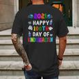 2022 Happy 100Th Day Of Kindergarten Cute 100 Days Mens Back Print T-shirt Gifts for Men