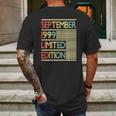 22 Years Old - 22Nd Birthday Gift September 1999 Mens Back Print T-shirt Gifts for Men