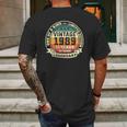 33Rd Birthday Vintage Tee Retro Legendary 1989 33 Years Old Mens Back Print T-shirt Gifts for Men