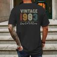 39 Years Old Gifts Vintage 1983 Limited Edition 39Th Birthday Mens Back Print T-shirt Gifts for Men