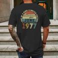 44 Years Old Birthday Awesome Since June 1977 44Th Birthday Mens Back Print T-shirt Gifts for Men