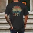 44 Years Old Birthday Awesome Since May 1977 Ver2 Mens Back Print T-shirt Gifts for Men