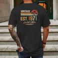 51 Years Old Gifts Vintage Est 1971 Limited Edition 51St Bd Mens Back Print T-shirt Gifts for Men