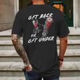 6 Feet Back Or 6 Feet Under Negan Mens Back Print T-shirt Gifts for Men