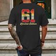 61St Birthday Vintage Limited Edition 1961 61 Years Old Men Mens Back Print T-shirt Gifts for Men