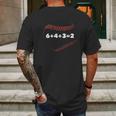 6432 Double Play Baseball Player Gift Baseball Saying Mens Back Print T-shirt Gifts for Men