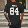 84 Randy Moss Mens Back Print T-shirt Gifts for Men