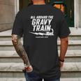 All Aboard The Gravy Train Tampa Bay Champion 2020 Mens Back Print T-shirt Gifts for Men