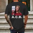 ACB Justice Notepad Amy Barrett Mens Back Print T-shirt Gifts for Men