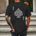 Ace Of Spades Mens Back Print T-shirt Gifts for Men