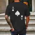 Ace Of Spades Mens Back Print T-shirt Gifts for Men