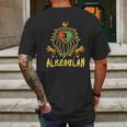 African Lion Rbg Ankh Mens Back Print T-shirt Gifts for Men