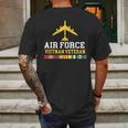 Air Force Vietnam Veteran Vietnam War B52 Mens Back Print T-shirt Gifts for Men