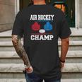 Air Hockey Champ Hockey Table Champion Mens Back Print T-shirt Gifts for Men