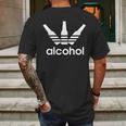 Alcohol Logo Mens Back Print T-shirt Gifts for Men