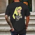 Alice In Wonderland Punk Tatto Mens Back Print T-shirt Gifts for Men