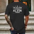 Alvin Graphic Design Printed Casual Daily Basic Mens Back Print T-shirt Gifts for Men