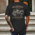 American Army Jeep Mens Back Print T-shirt Gifts for Men