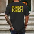 Americas Finest Apparel Green Bay Sunday Funday Mens Back Print T-shirt Gifts for Men