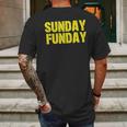 Americas Finest Apparel Green Bay Sunday Funday Mens Back Print T-shirt Gifts for Men