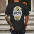 Americas Finest Los Angeles Sugar Skull Mens Back Print T-shirt Gifts for Men