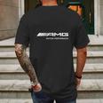 Amg Driving Performance Mens Back Print T-shirt Gifts for Men