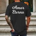 Amor Eterno Eternal Love Valentines Mens Back Print T-shirt Gifts for Men