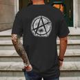 Anarchy SymbolShirt Graffiti Spray Paint Anarchism Mens Back Print T-shirt Gifts for Men