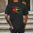 Ancient Egyptian Eye Of Horus Mens Back Print T-shirt Gifts for Men