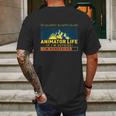 Animator Life Animation Visual Artist Rendering Graphic Art Mens Back Print T-shirt Gifts for Men